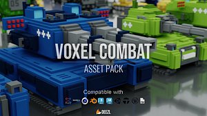Voxel Combat - Ultimate Collection 3D model