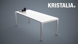 kristalia sushi alucompact table 3d model