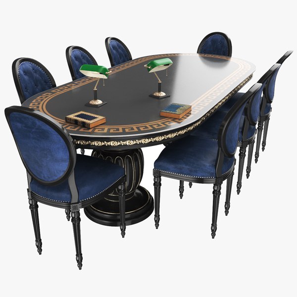 Library Table 3D model