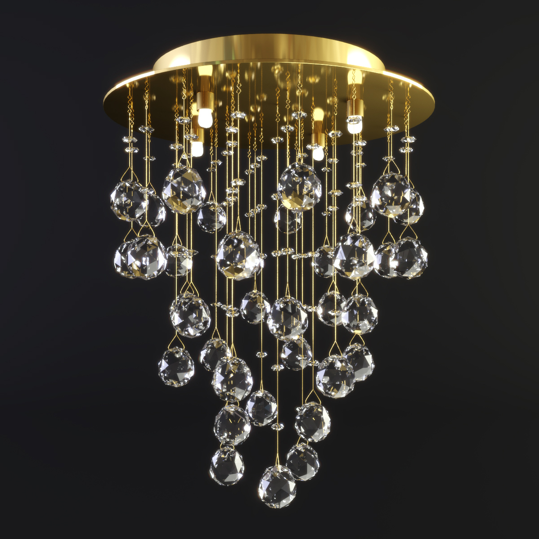 Maytoni modern rockfall mod207-35-g 3D model - TurboSquid 1252375