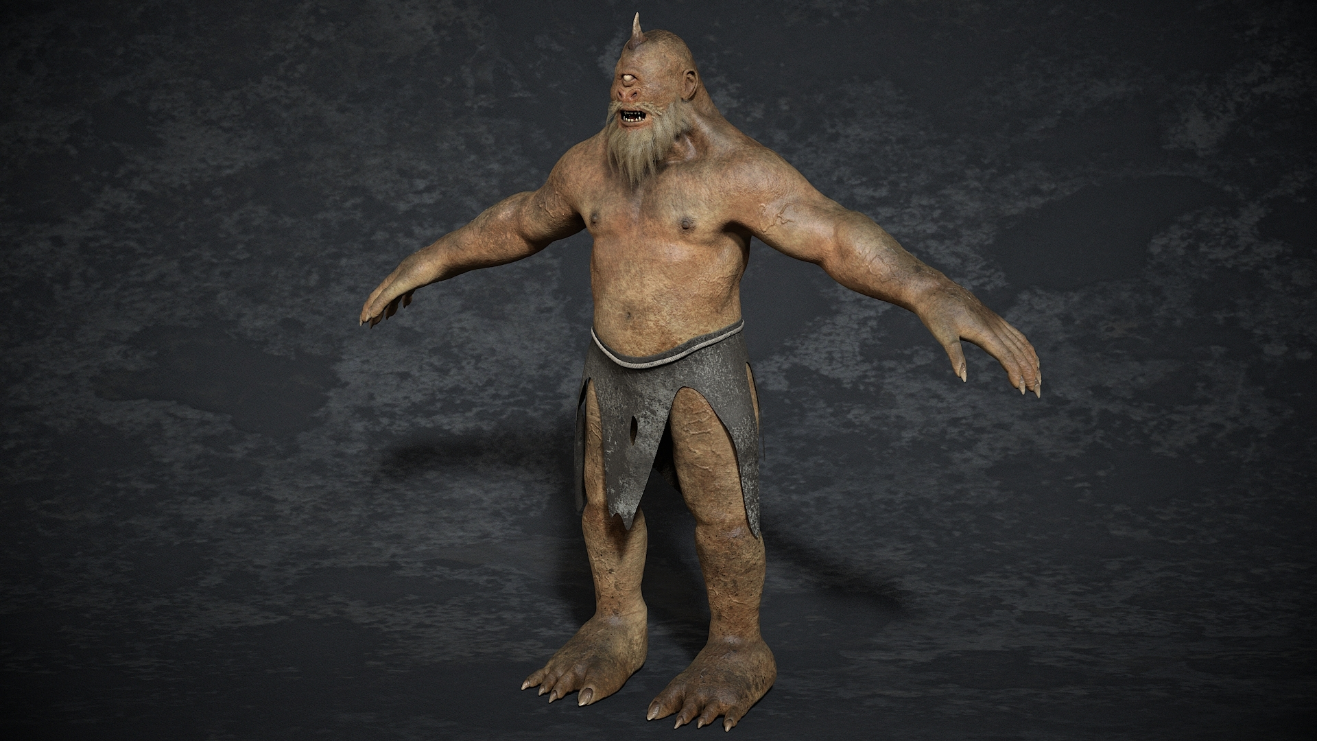 3D Giant Cyclops Creature - TurboSquid 2154418