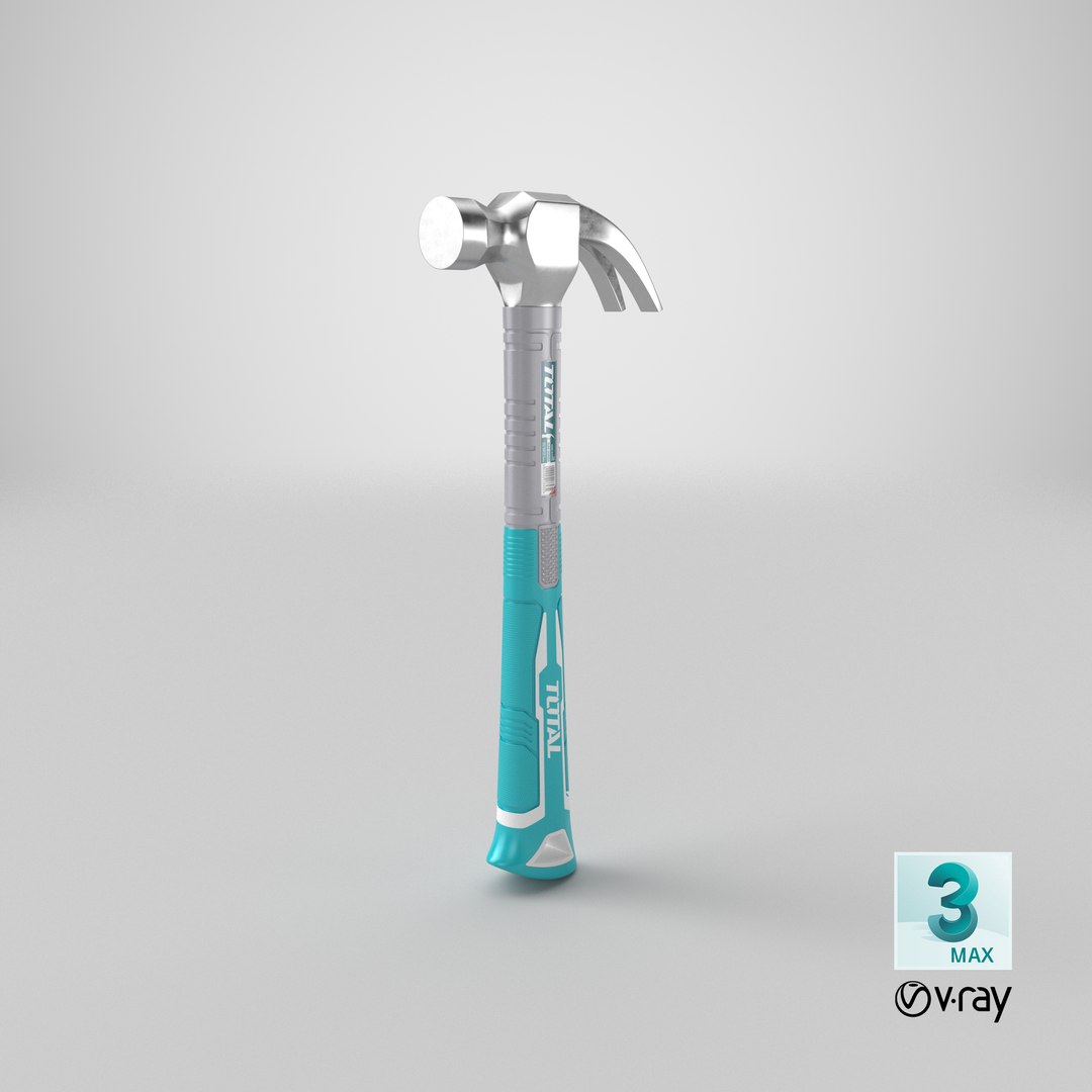 Detailed Fiberglass Claw Hammer 3D model https://p.turbosquid.com/ts-thumb/fj/PYm3Sa/Zn/stemcell_max_vray_render/png/1700214047/1920x1080/fit_q87/a2b4bd7c73810b7c7d4b1e7020aeb71f8617f3f0/stemcell_max_vray_render.jpg