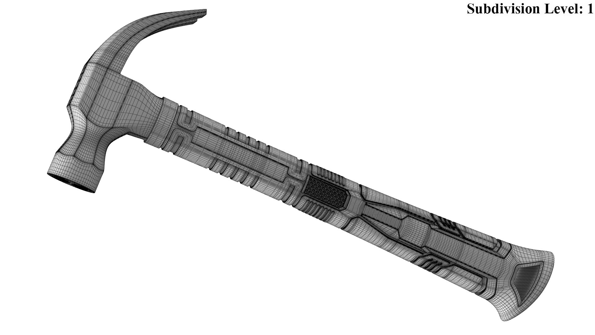 Detailed Fiberglass Claw Hammer 3D model https://p.turbosquid.com/ts-thumb/fj/PYm3Sa/jH/10/jpg/1699893602/1920x1080/fit_q87/d085a36bf03f6a91eabb2b1f3e48d0643c79f468/10.jpg