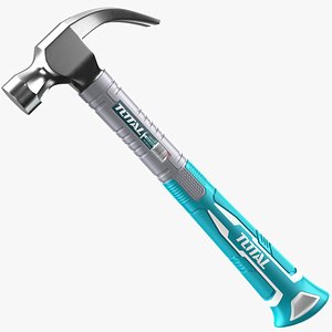 Detailed Fiberglass Claw Hammer