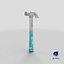 Detailed Fiberglass Claw Hammer