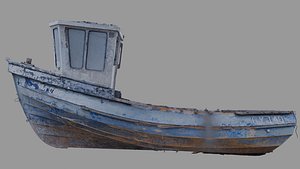 Photo Real Abandoned Boat
