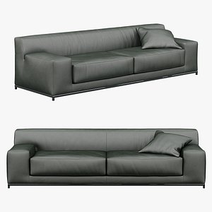 3d sofa meridiani freeman 260c model