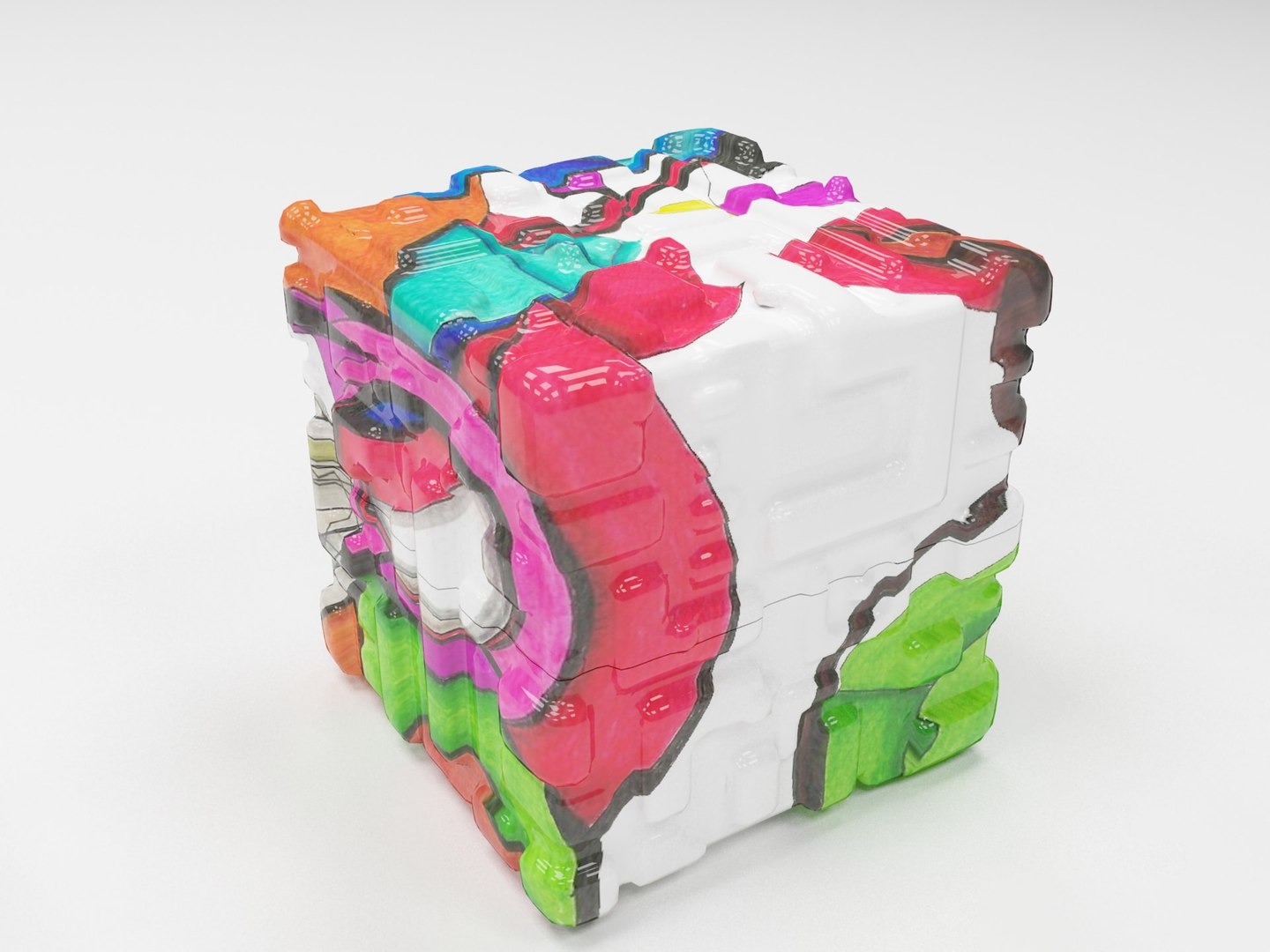 Box Abstract 3D - TurboSquid 1336612