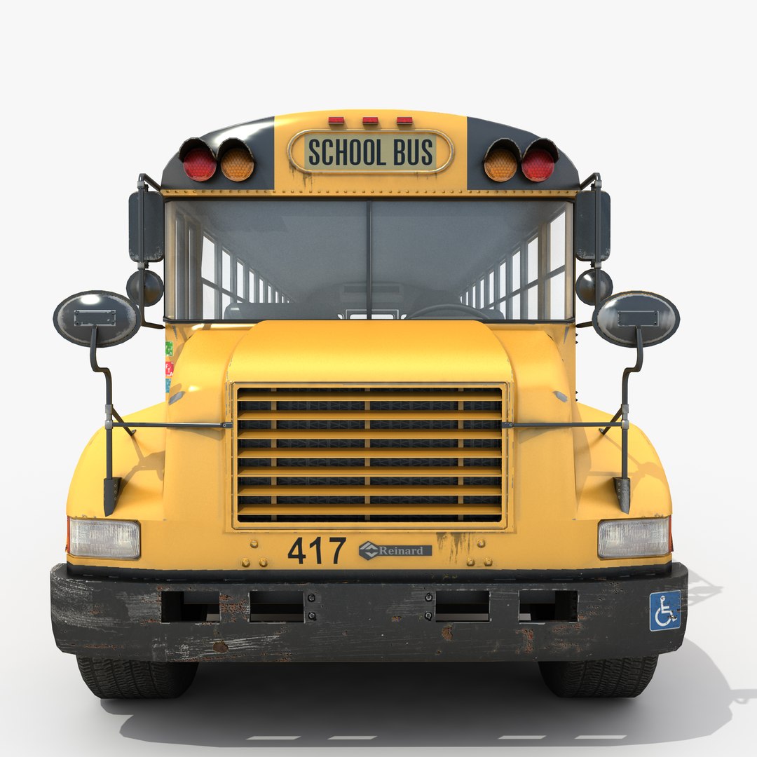 Classic School Bus 3D Model - TurboSquid 1241775