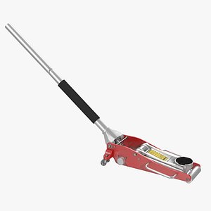 floor jack red obj