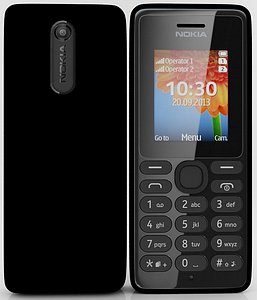 Nokia 108 Dual SIM Black