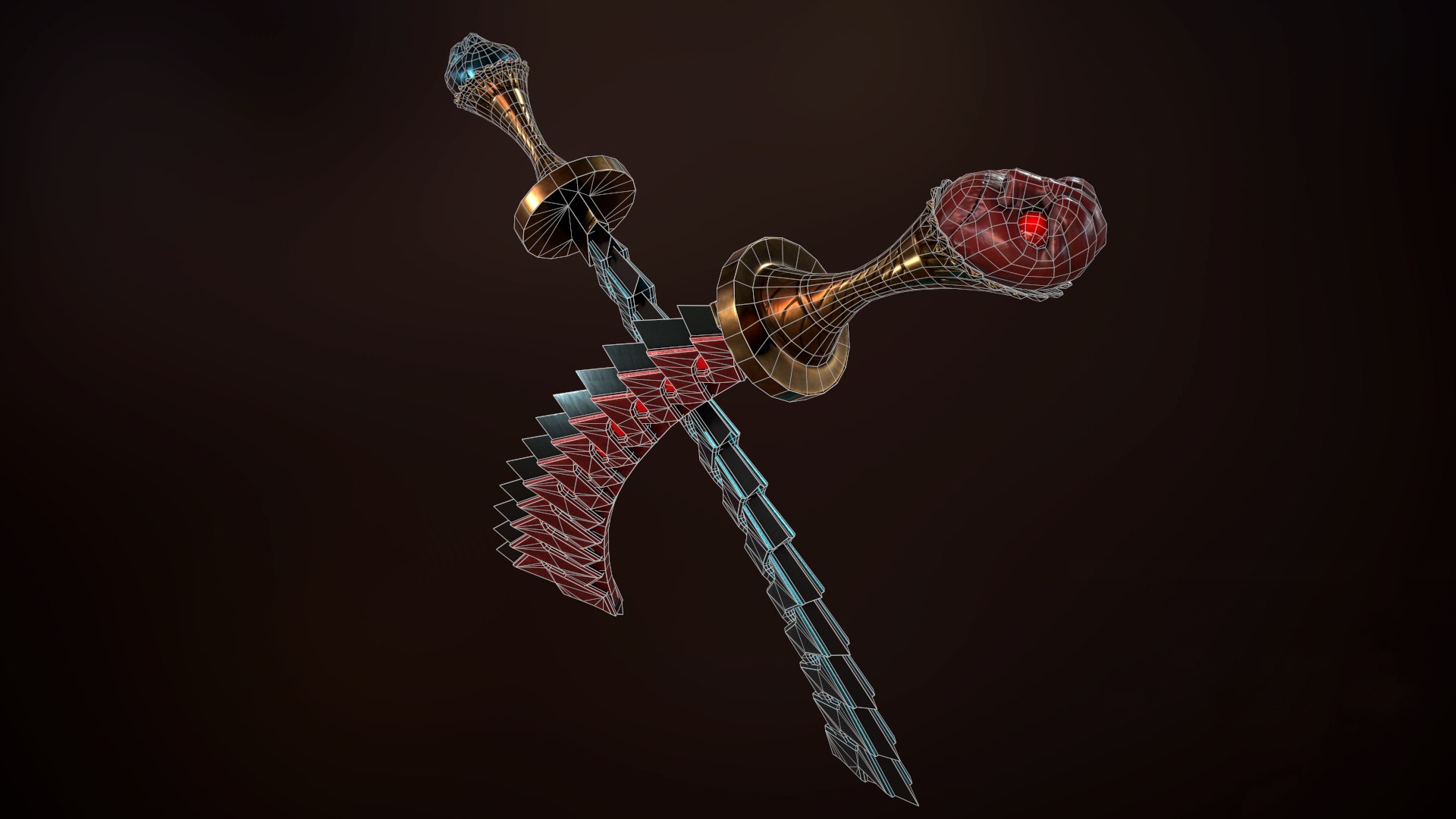 3D model swords devil 3 - TurboSquid 1353846