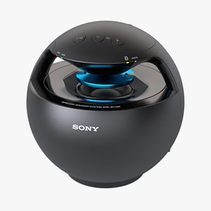 3dsmax photoreal bluetooth speaker sony