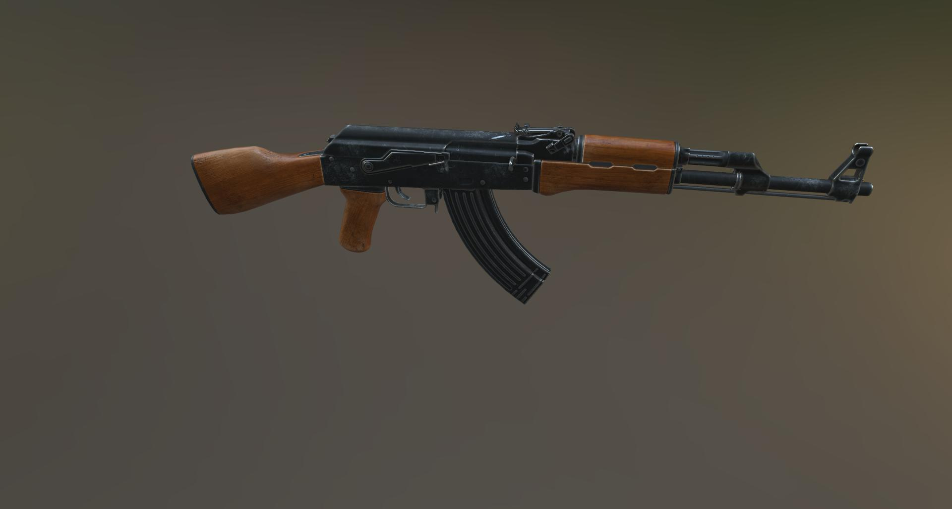 Ak 47 Ready Games 3d Max