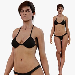 Female Base character Rig model