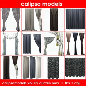 curtains 3d model