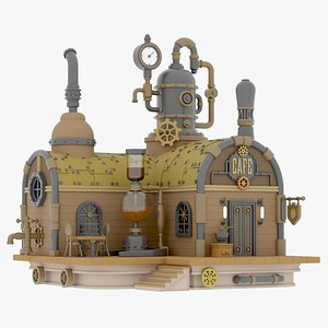 Steampunk Cafe 01