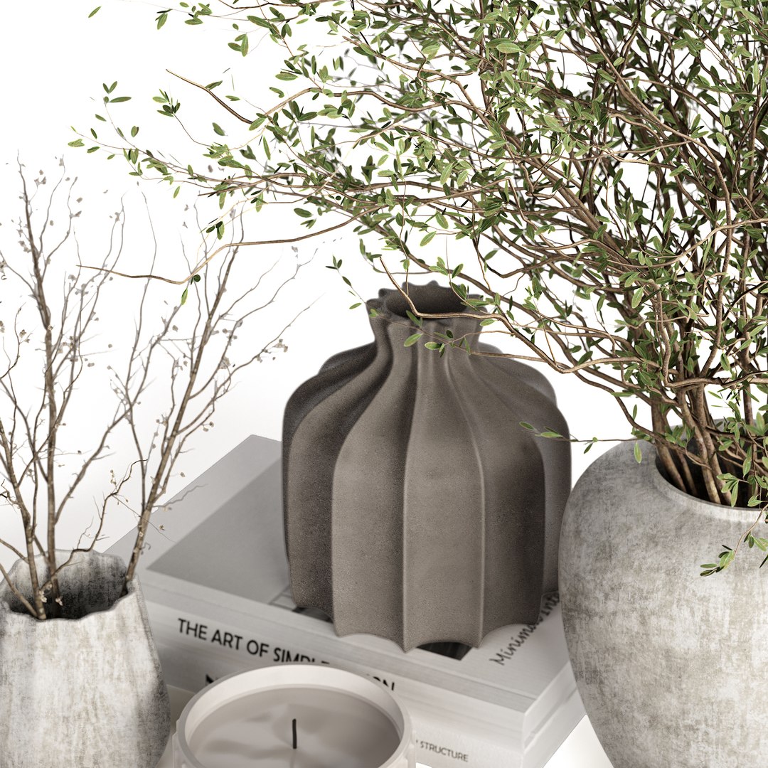 3D Decorative Set 02 Model - TurboSquid 2238306