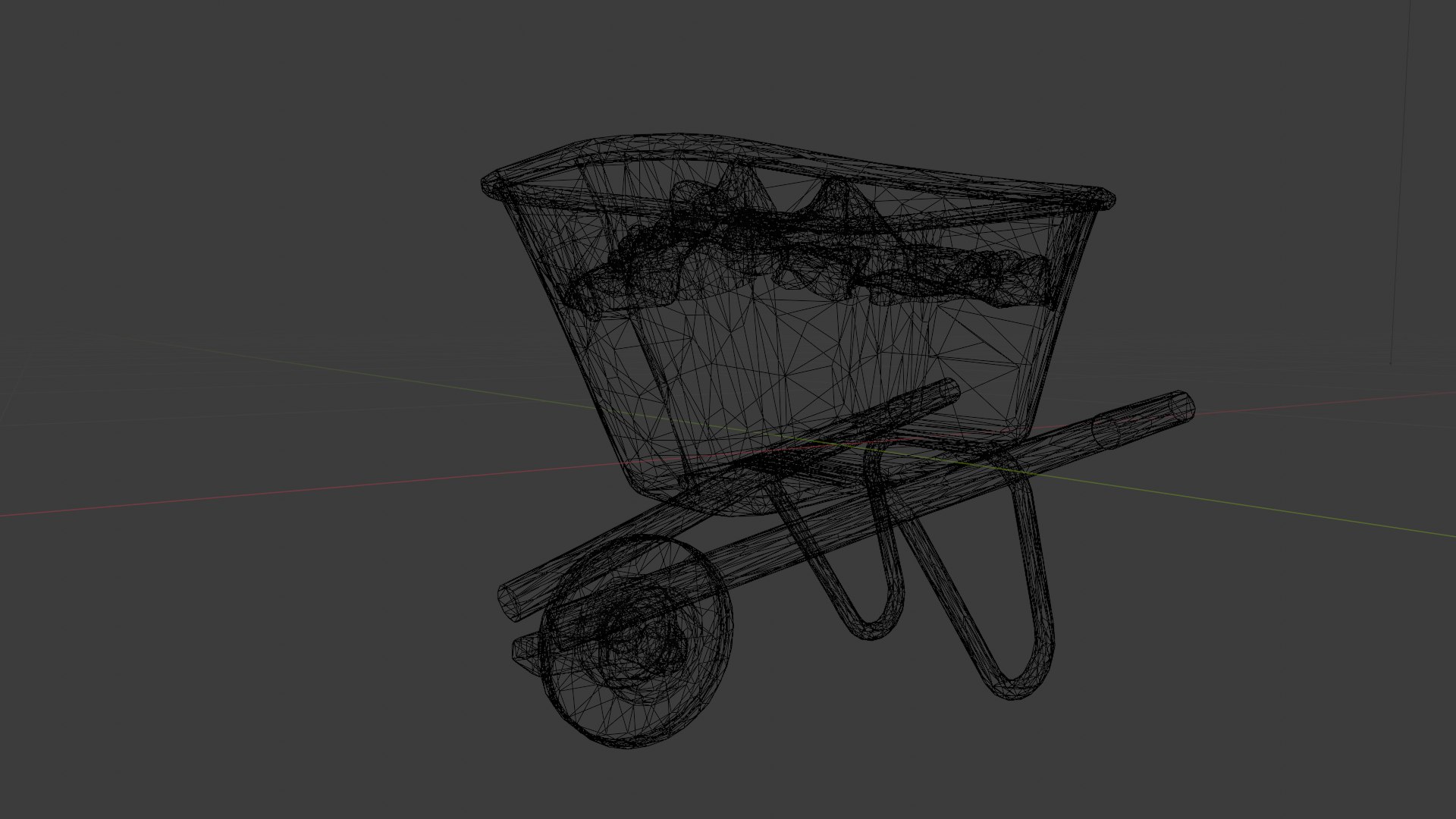 3D Rusted Wheelbarrow Model - TurboSquid 2424777