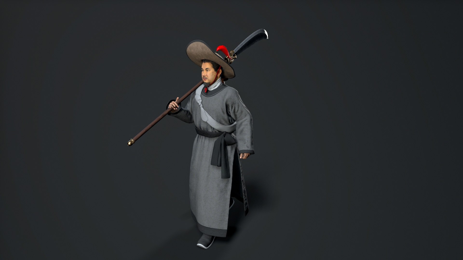 ancient China warrior character 3D model https://p.turbosquid.com/ts-thumb/fj/ukO1DV/wp/untitled_014/jpg/1742199964/1920x1080/fit_q87/8589b4c173b0317bba1497343193b1771f2fdb6d/untitled_014.jpg