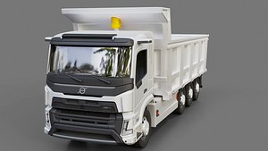 Volvo FMX Dump Truck BK 3D model