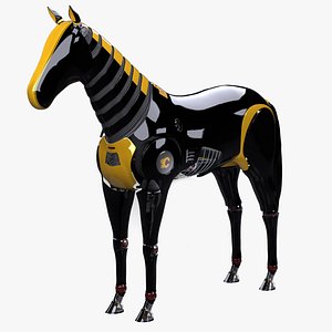 Robot Horse Rigged