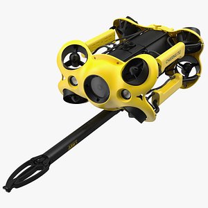 3D model Chasing M2 Underwater Drone with Grabber Arm Rigged