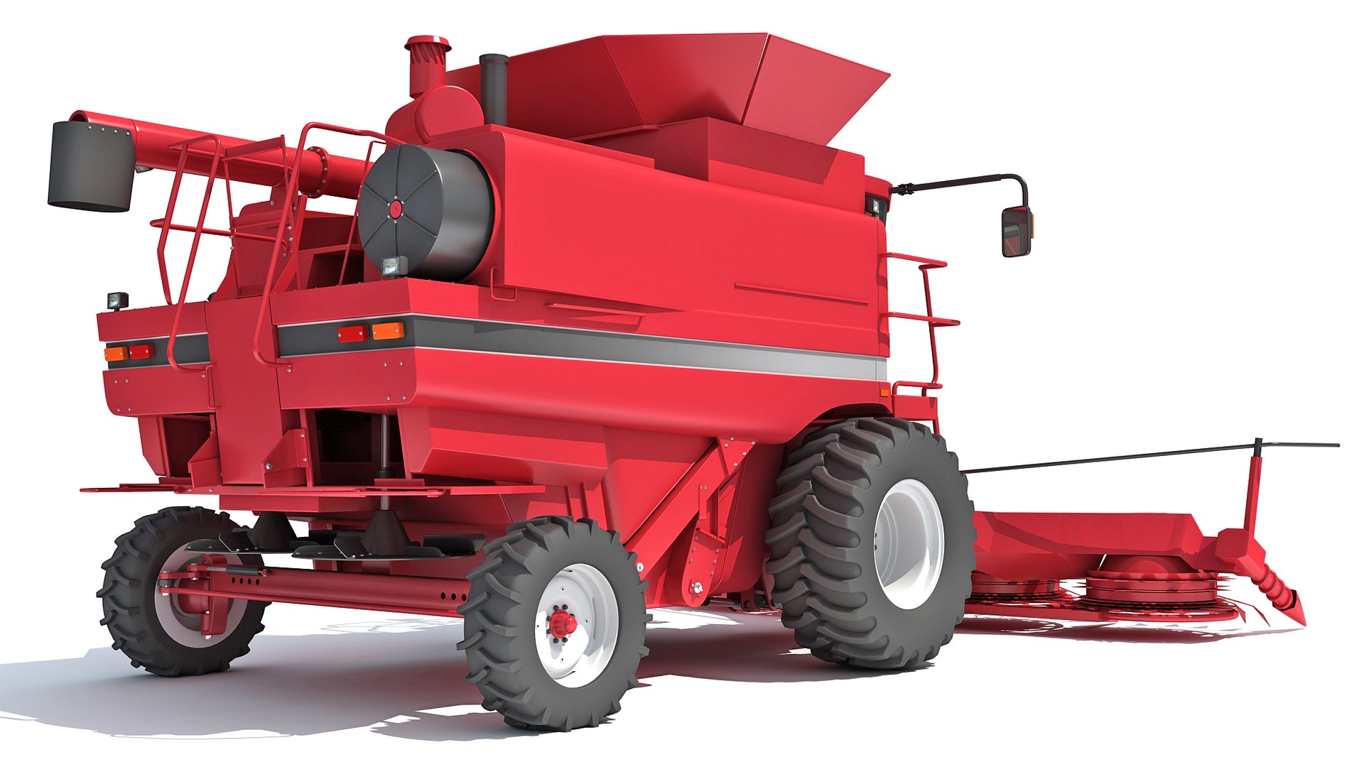 Combine harvester 3D model - TurboSquid 1508872
