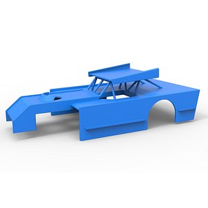 Shell of Figure 8 Modified stock car Scale 1 to 25 model