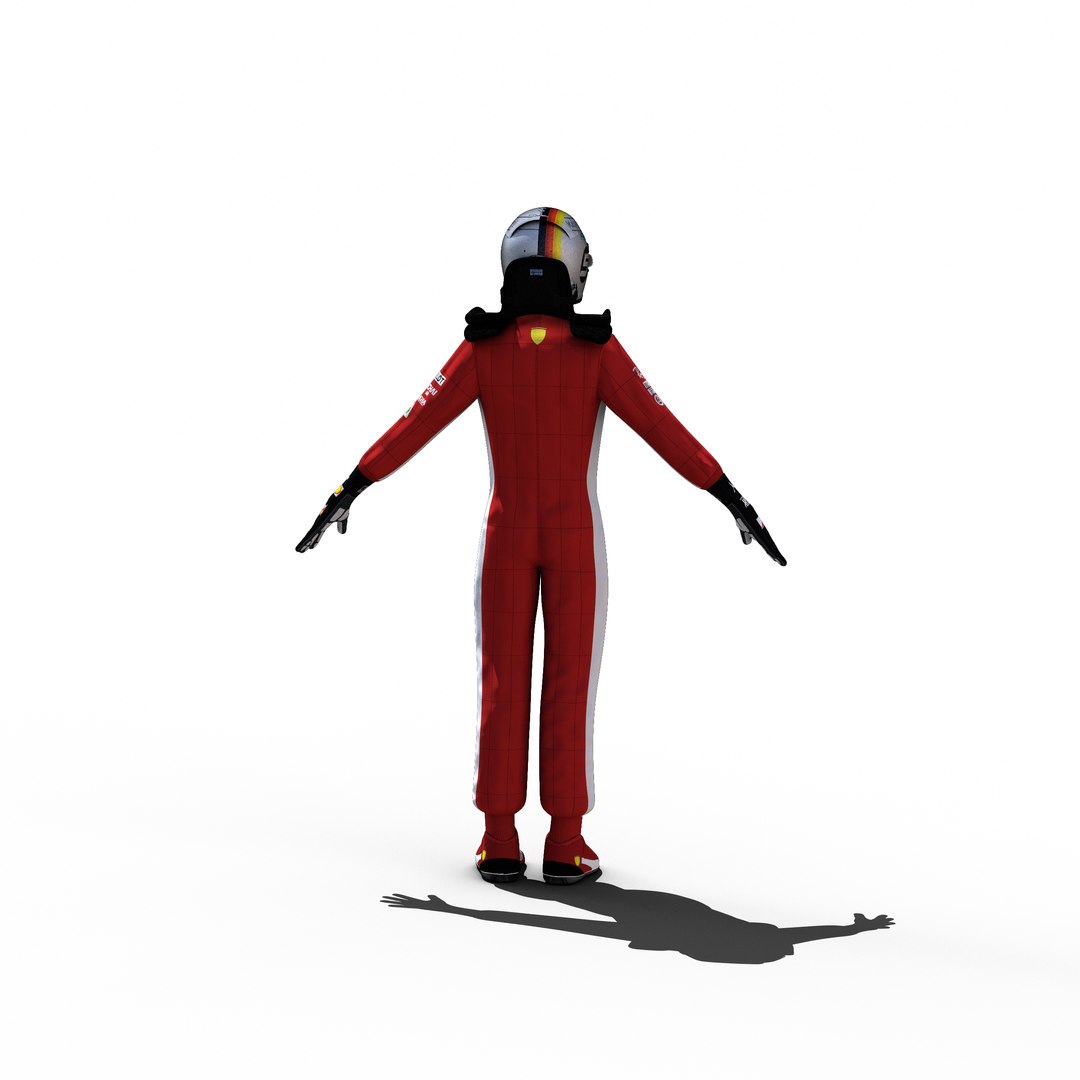 3D Sebastian Vettel 2018 - TurboSquid 1330460