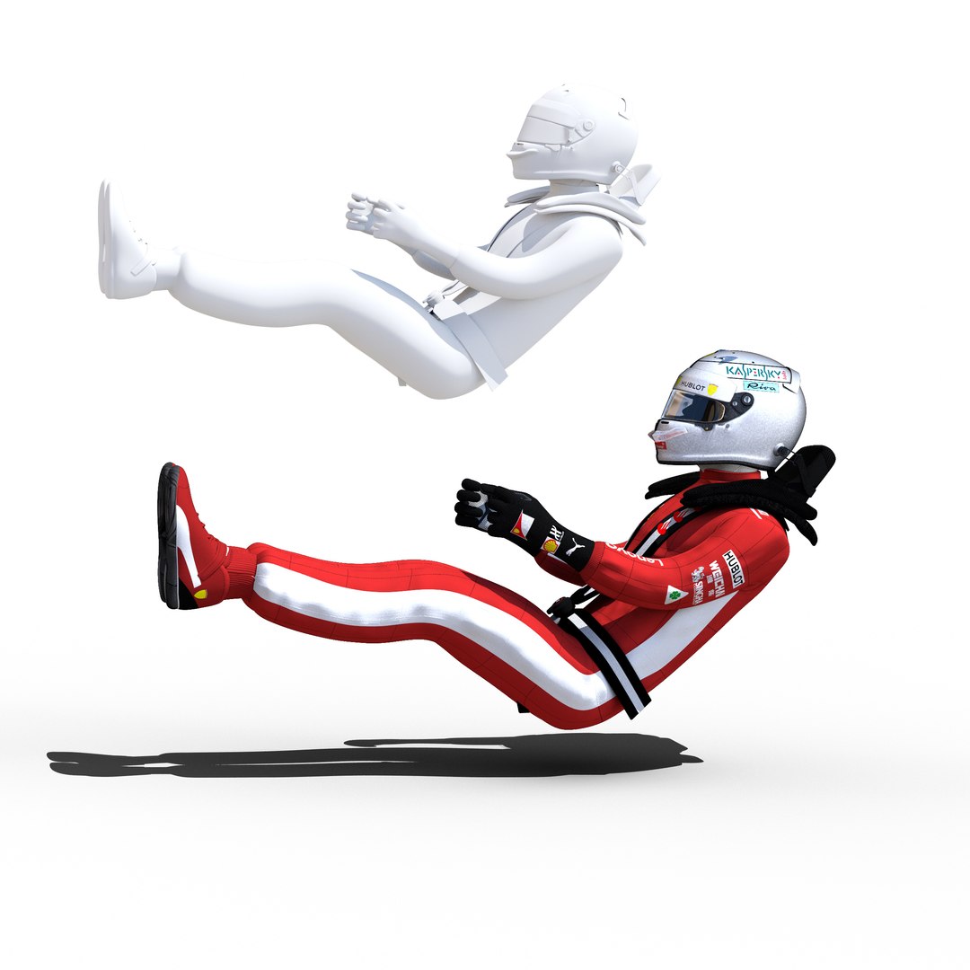 3D Sebastian Vettel 2018 - TurboSquid 1330460