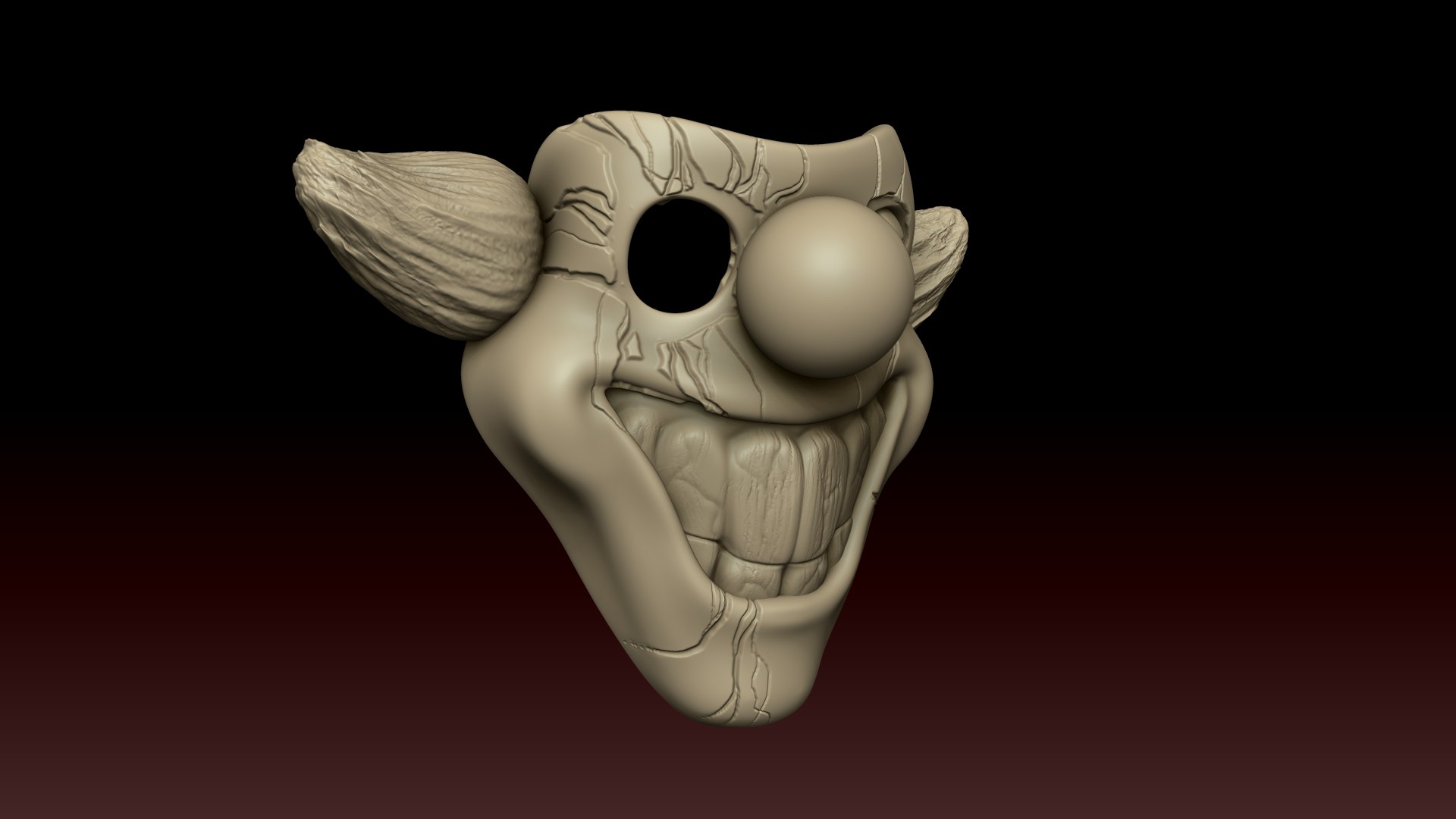 Sweet tooth terror halloween 3D model - TurboSquid 1627072