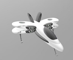 avin futurista 3D model