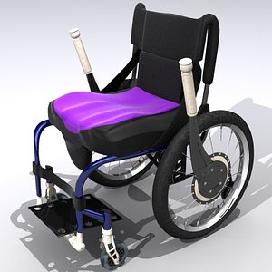 3d model of wheel chair