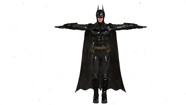 rigged realistic batman 3D