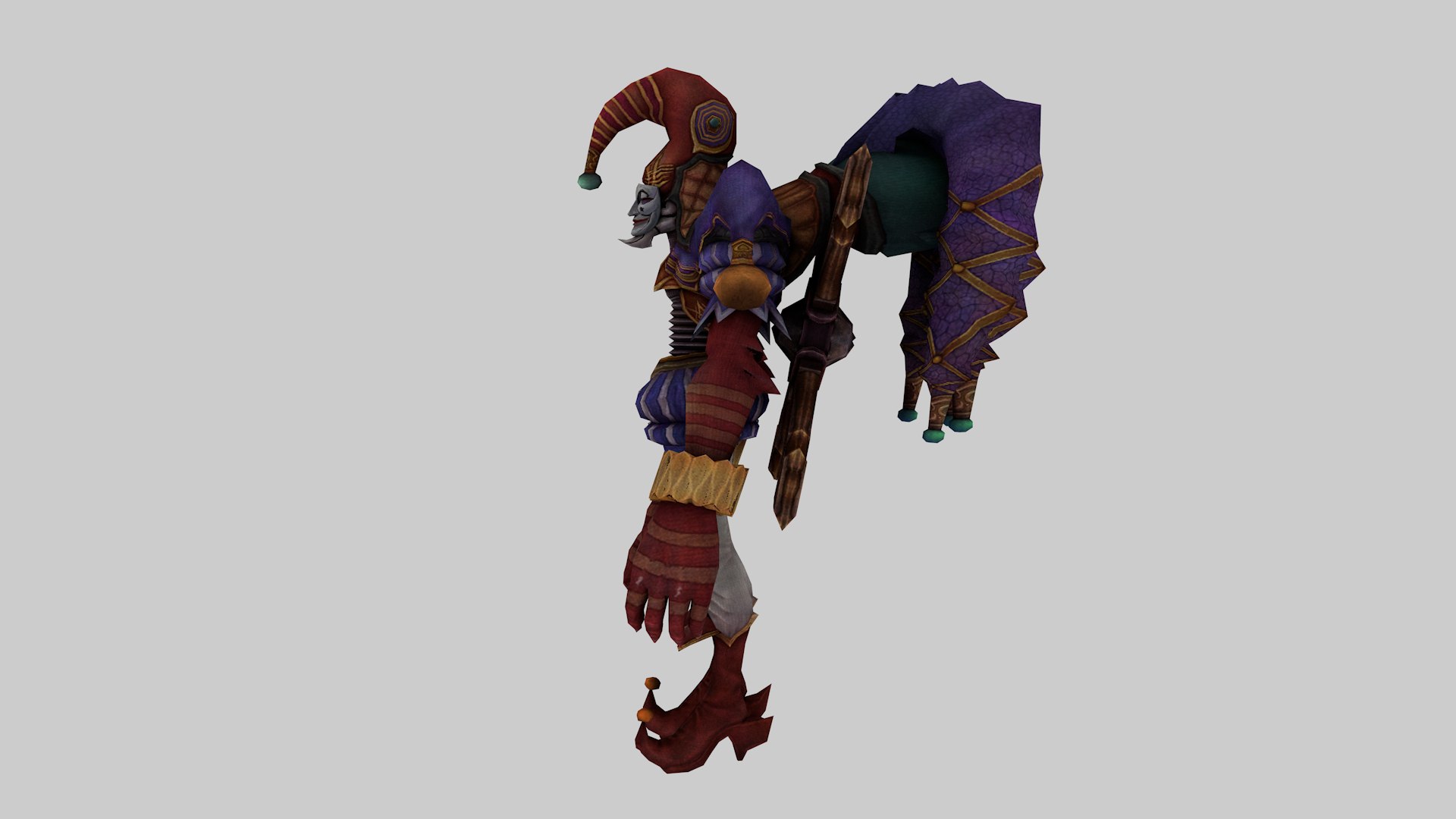 3D Model Dark Fantasy Jester 3D Character Model - TurboSquid 2380498