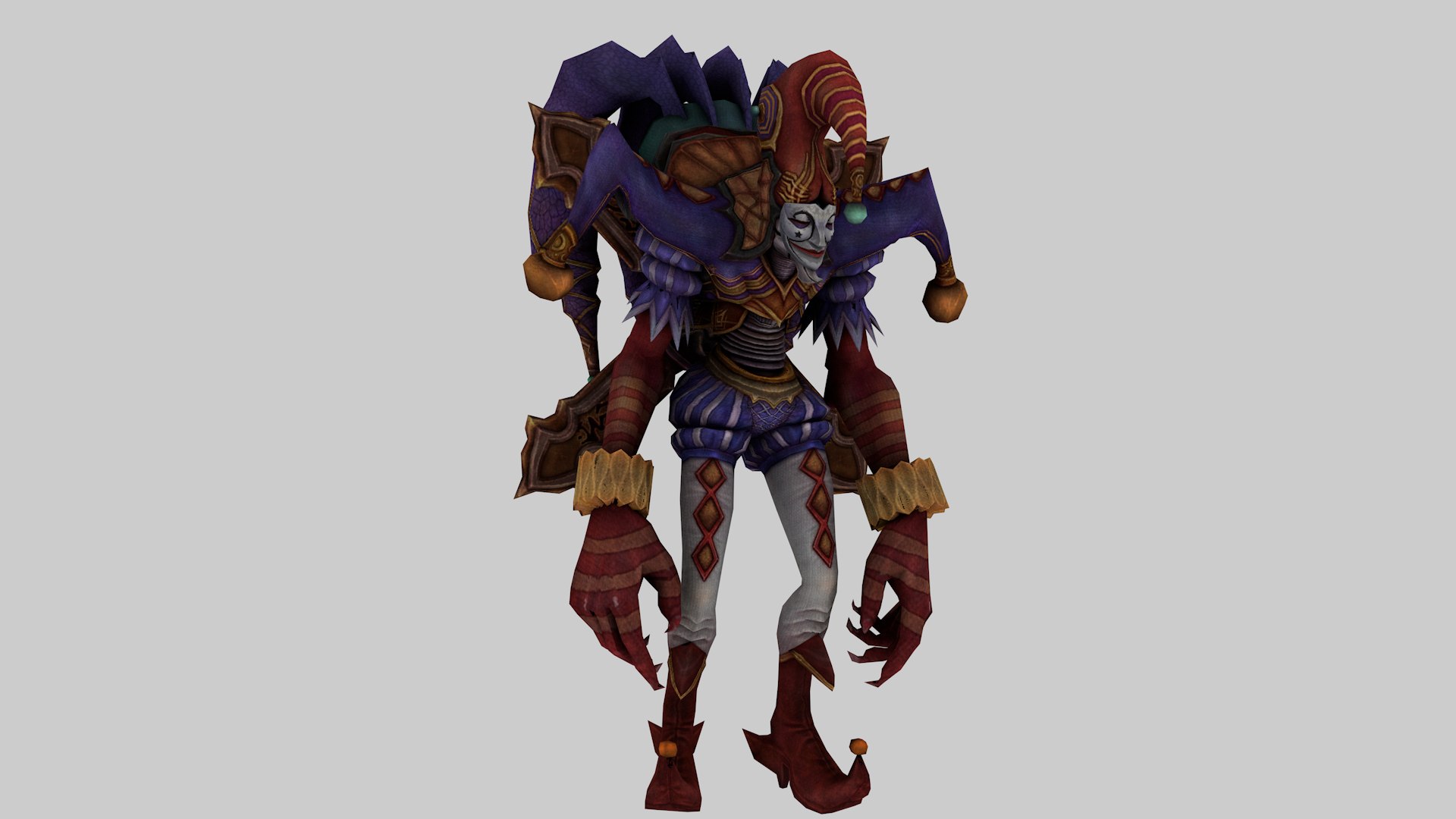3D Model Dark Fantasy Jester 3D Character Model - TurboSquid 2380498