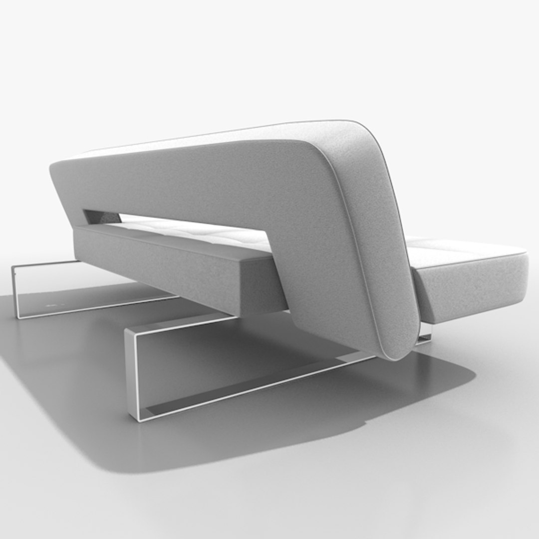 3d model of studio couch sofa luxe