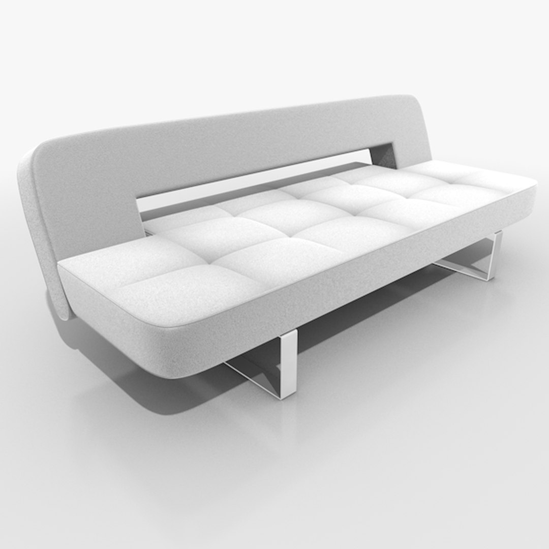 3d model of studio couch sofa luxe