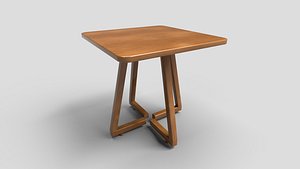 3D Square Table N109 model