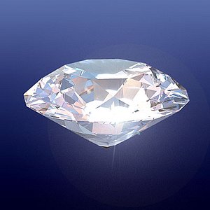 diamond emerald ruby 3d model