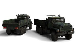 1982 Am General M939 Rigged Military Truck 3D Model High Detail Game Render Ready