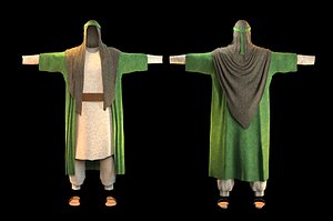 old arab clothes with sandal