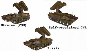 9k35 strela-10 dnr 3D model