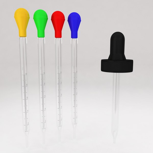 3d model pipet dropper