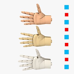 3d robot hand model
