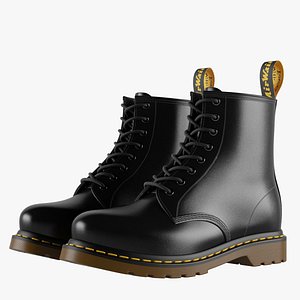 Leather Lace Up Boots 4