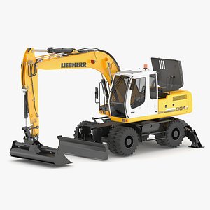 2016 Liebherr A904c Litronic 3D model