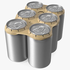 3D Can Collar Small Can Cardboard Holder 6 Pack