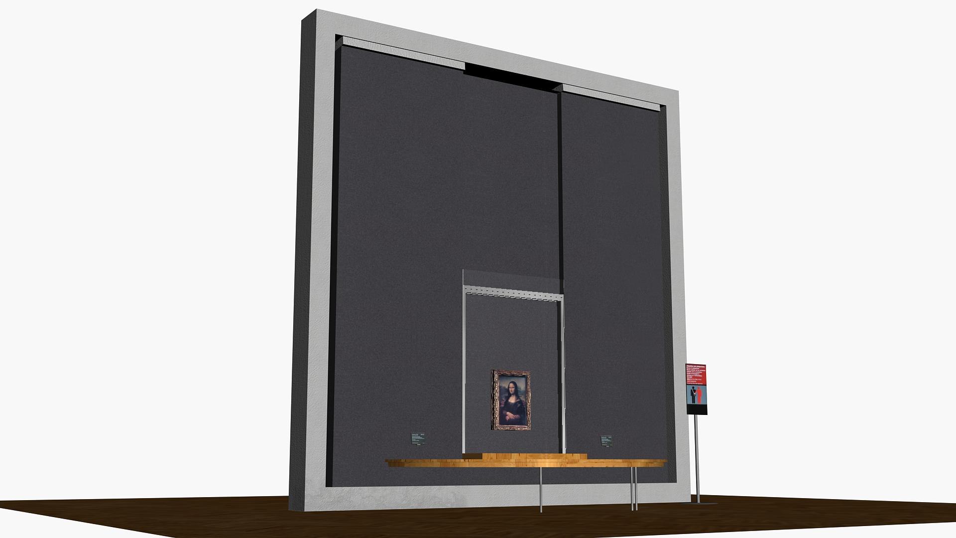 3D Mona Lisa Louvre Area model https://p.turbosquid.com/ts-thumb/fk/bdCRuv/fF/tavola1/jpg/1708186670/1920x1080/fit_q87/1e2c9338651b0d5594714f7333b4df24c919b5c2/tavola1.jpg